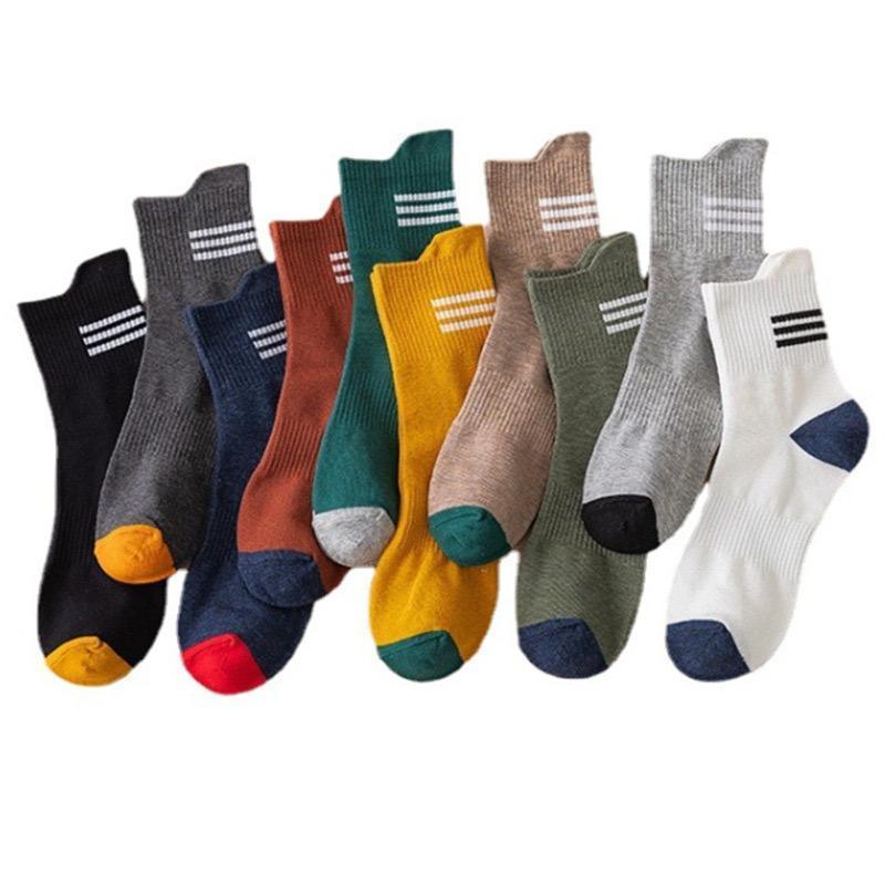 FreeShiping 10Pairs Korean Style High Quality Ankle Socks Three Stripe Fashion Style Socks For Men Size Free-Size 36-43 Men Socks  FreeShiping 10Pairs Korean Style High Quality Ankle Socks Three Stripe Fashion Style Socks For Men Size Free-Size 36-43 Men Socks